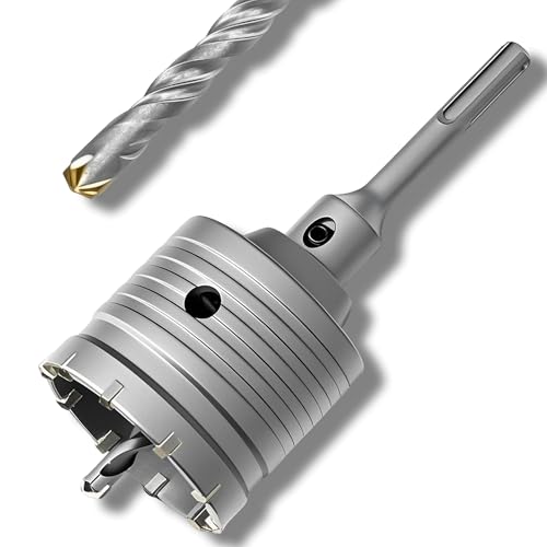 Bohrkrone 68 mm:Steckdosenbohrer mit SDS Plus Adapter 220 mm Dosenbohrer Hammerschlagfest Kernbohrer Lochsäge für Mauerwerk, Stein Beton Ziegel Lochbohrer für Profis Bohrkrone 68 mm:Steckdosenbohrer mit SDS Plus Adapter 220 mm Dosenbohrer Hammerschlagfest Kernbohrer Lochsäge für Mauerwerk, Stein Beton Ziegel Lochbohrer für Profis von GWAEPU