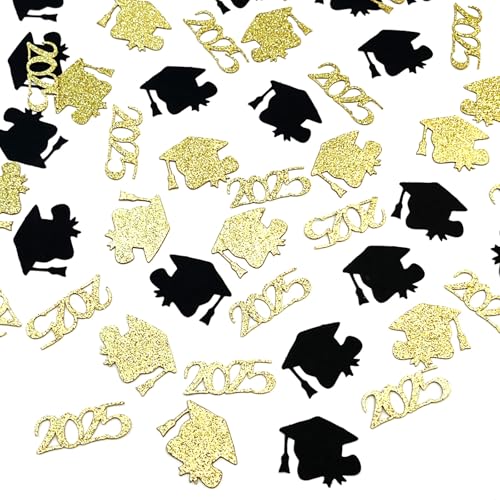 GWAWG 200 Stück Graduation Deko Konfetti, 2 Farben, Abi 2025, Doktorhut Graduation Hat Muster Abitur Abschluss Bachelor Dekos Prüfung bestanden Tischdeko GWAWG 200 Stück Graduation Deko Konfetti, 2 Farben, Abi 2025, Doktorhut Graduation Hat Muster Abitur Abschluss Bachelor Dekos Prüfung bestanden Tischdeko von GWAWG