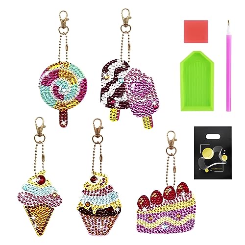 GWAWG 5 Stück Diamond Painting Kinder Geschenke für mädchen 6-13 Jahre Alt DIY Schlüsselbund Kit Kinder Handwerk Set Geburtstag Geschenk GWAWG 5 Stück Diamond Painting Kinder Geschenke für mädchen 6-13 Jahre Alt DIY Schlüsselbund Kit Kinder Handwerk Set Geburtstag Geschenk von GWAWG