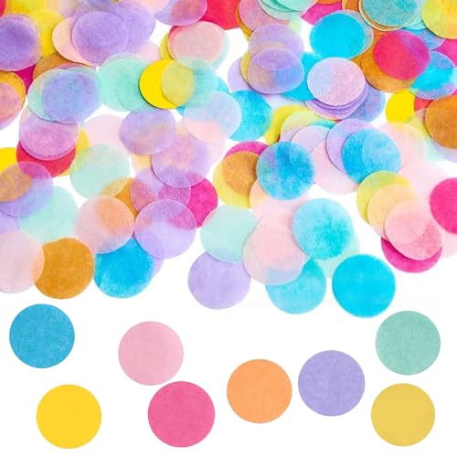 GWAWG 6000 Stück Runde Konfetti, Runde Geformte Party Poppers, Mehrfarbige Papierkonfetti für Hochzeit, Valentinstag, Geburtstagsfeier Dekoration. GWAWG 6000 Stück Runde Konfetti, Runde Geformte Party Poppers, Mehrfarbige Papierkonfetti für Hochzeit, Valentinstag, Geburtstagsfeier Dekoration. von GWAWG