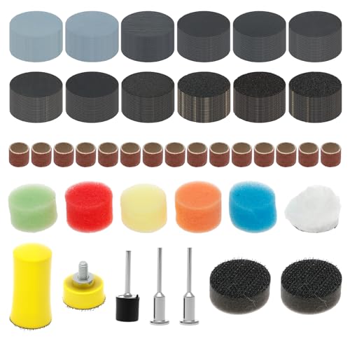 268 Stück 25mm Schleifscheiben Klett Nass Trockene Schleifpads Schleifscheiben Pad Kit Körnung 60-10000 Runde Schleifpads für Holz Harz Automobil Metall 268 Stück 25mm Schleifscheiben Klett Nass Trockene Schleifpads Schleifscheiben Pad Kit Körnung 60-10000 Runde Schleifpads für Holz Harz Automobil Metall von GWCYMYD