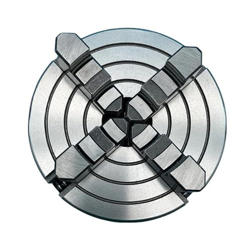 GWGQTELENC Drehfutter K72-125, Rückseite, 3-Loch-Installation, 4-Backen-Einzelfutter, 125 mm, manuelles Metall-Rollfutter GWGQTELENC Drehfutter K72-125, Rückseite, 3-Loch-Installation, 4-Backen-Einzelfutter, 125 mm, manuelles Metall-Rollfutter von GWGQTELENC