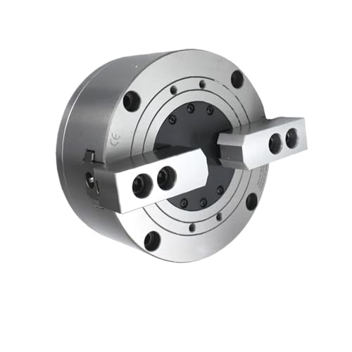 GWGQTELENC Solides pneumatisches 2-Backen-Spannfutter 12 Zoll 320 mm KS12-2 for Luft-CNC-Werkzeugmaschinen, rotierende Spannfuttervorrichtung, komplettes Set(KS12-2) von GWGQTELENC