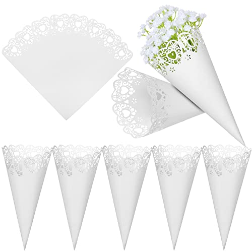 GWHOLE Papierkegel für Süßigkeiten, kleine Geschenke, 100 Stück, Cœur GWHOLE Papierkegel für Süßigkeiten, kleine Geschenke, 100 Stück, Cœur von GWHOLE