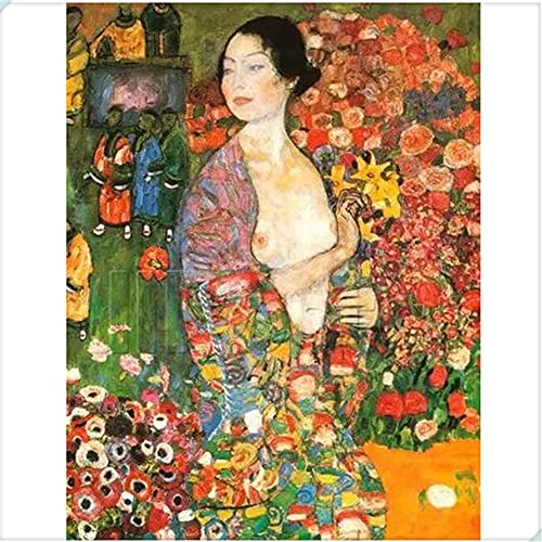 5D DIY Diamond Painting Kits Klimts berühmte Gemälde Klimt Works - Stickerei Kreuzstich Strass Bilder Kunst Wohnkultur Geschenk 40×50cm von GWYDYB