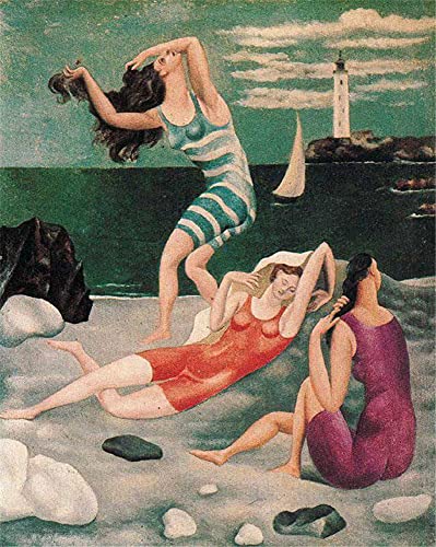 DIY 5D Diamond Painting Set, Pablo Picasso Berühmte Gemälde - Baden - Wanddekoration 40×50cm DIY 5D Diamond Painting Set, Pablo Picasso Berühmte Gemälde - Baden - Wanddekoration 40×50cm von GWYDYB