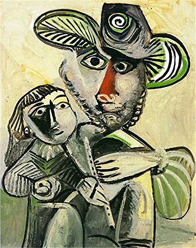 GWYDYB DIY 5D Diamond Painting Set, Pablo Picasso Berühmte Gemälde - Vater und Tochter - Wanddekoration 40×50cm GWYDYB DIY 5D Diamond Painting Set, Pablo Picasso Berühmte Gemälde - Vater und Tochter - Wanddekoration 40×50cm von GWYDYB
