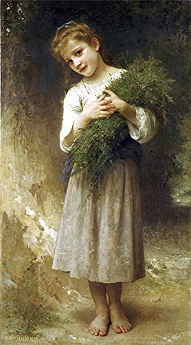 GWYDYB Diamond Painting DIY 5D by Number Kits für Erwachsene Kinder Strass Stickerei Kunsthandwerk für Wohnkultur - William Adolphe Bouguereaus berühmte Gemälde Mädchen 40×50cm GWYDYB Diamond Painting DIY 5D by Number Kits für Erwachsene Kinder Strass Stickerei Kunsthandwerk für Wohnkultur - William Adolphe Bouguereaus berühmte Gemälde Mädchen 40×50cm von GWYDYB