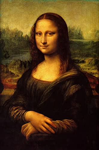 Leonardo da Vinci funktioniert Mona Lisa - DIY 5D Diamond Painting Kits Stickerei Strass Kunst Dekoration Geschenke 30×40cm von GWYDYB