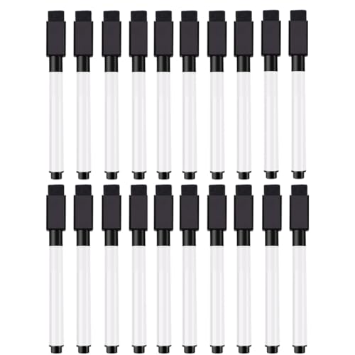GXGM 20 Stück whiteboard marker, folienstift wasserlöslich, whiteboard stifte, folienstift abwischbar, folienstift mit radierer, kreidestifte für tafel abwaschbar, a GXGM 20 Stück whiteboard marker, folienstift wasserlöslich, whiteboard stifte, folienstift abwischbar, folienstift mit radierer, kreidestifte für tafel abwaschbar, a von GXGM