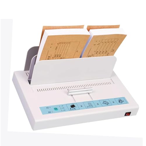 Heißbindegerät for Dokumentenverträge, Heißbindegerät, Maximale Dicke von 2 Zoll (550/A4-Papier), Elektrischer Binder for Geschäftsdokumente im Format A4/A5/Letter, Büro- und Heimprojekte von GXGSDM