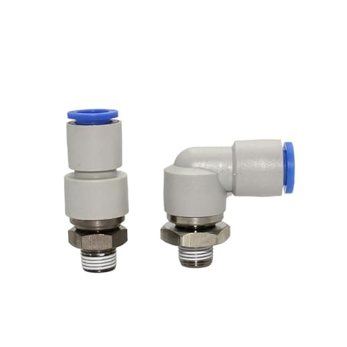 360° Rotary Connectors Pneumatic Air Fitting Swivel Joint High Speed Rotation 6/8/10/12mm MaleThread M5 1/4 1/2 Quick Coupling(6-01) von GXHOVYKWP