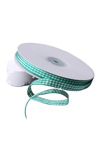100 Yards 10 mm Bänder for Hochzeit, Weihnachten, Party, Dekoration, Verpackung, DIY, Basteln, Schleife, Haar, kariertes Band, Verpackung(Color1) von GXMDSGZ