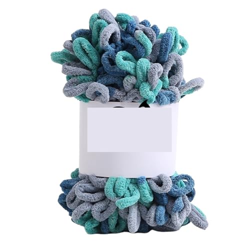 100 g/Knäuel Fingerloop-Garn, handgestrickt, grober Faden, bauschiges, weiches, klobiges Garn, gehäkeltes Strickgarn for Decken und Schals(Color-15) von GXMDSGZ