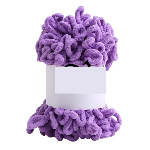 100 g/Knäuel Fingerloop-Garn, handgestrickt, grober Faden, bauschiges, weiches, klobiges Garn, gehäkeltes Strickgarn for Decken und Schals(Color-21) von GXMDSGZ