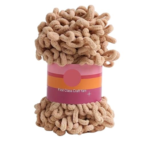 100 g/Knäuel Fingerschlaufengarn, bauschiges, weiches Chenille-Garn, grobes Garn, handgewebt, for Decken, Schals, Häkelarbeiten, Strickdecken(Color-D) von GXMDSGZ