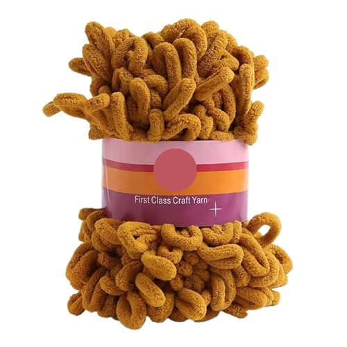 100 g/Knäuel Fingerschlaufengarn, bauschiges, weiches Chenille-Garn, grobes Garn, handgewebt, for Decken, Schals, Häkelarbeiten, Strickdecken(Color-E) von GXMDSGZ