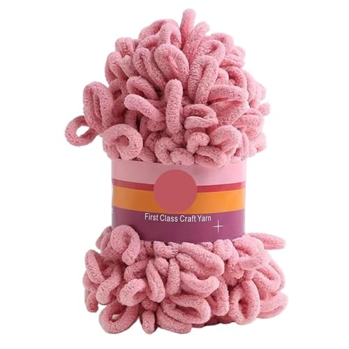 100 g/Knäuel Fingerschlaufengarn, bauschiges, weiches Chenille-Garn, grobes Garn, handgewebt, for Decken, Schals, Häkelarbeiten, Strickdecken(Color-G) von GXMDSGZ