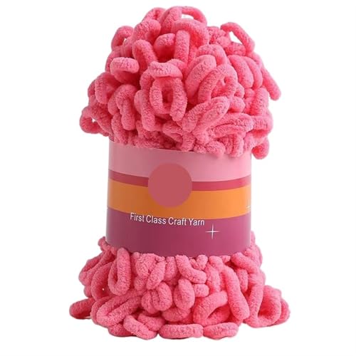 100 g/Knäuel Fingerschlaufengarn, bauschiges, weiches Chenille-Garn, grobes Garn, handgewebt, for Decken, Schals, Häkelarbeiten, Strickdecken(Color-H) von GXMDSGZ