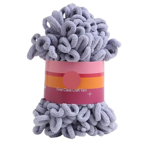 100 g/Knäuel Fingerschlaufengarn, bauschiges, weiches Chenille-Garn, grobes Garn, handgewebt, for Decken, Schals, Häkelarbeiten, Strickdecken(Color-J) von GXMDSGZ