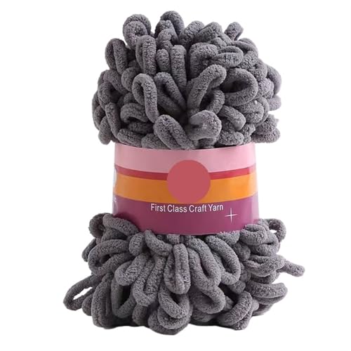 100 g/Knäuel Fingerschlaufengarn, bauschiges, weiches Chenille-Garn, grobes Garn, handgewebt, for Decken, Schals, Häkelarbeiten, Strickdecken(Color-K) von GXMDSGZ