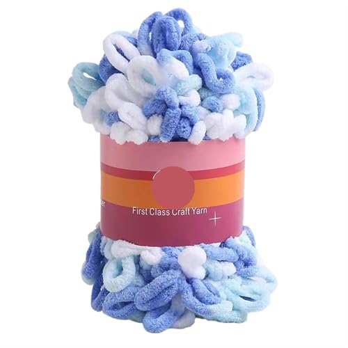 100 g/Knäuel Fingerschlaufengarn, bauschiges, weiches Chenille-Garn, grobes Garn, handgewebt, for Decken, Schals, Häkelarbeiten, Strickdecken(Color-N) von GXMDSGZ