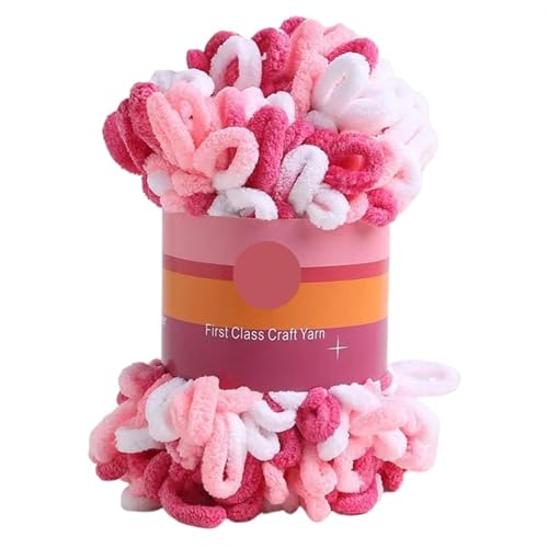 100 g/Knäuel Fingerschlaufengarn, bauschiges, weiches Chenille-Garn, grobes Garn, handgewebt, for Decken, Schals, Häkelarbeiten, Strickdecken(Color-T) von GXMDSGZ