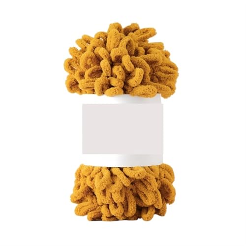 100 g/Rolle Fingerschlaufengarn, bauschiges, weiches Chenille-Garn, grobes Garn, handgewebt, for Decken, Schals, Häkel- und Strickgarn, DIY-Garn(Color-03) von GXMDSGZ