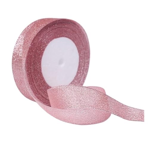 100yard 25MM Glitter Farbe Band Weihnachten Hochzeit Decor Kuchen Candy Box Verpackung Wrap Materialien DIY Zubehör(Snow tooth) von GXMDSGZ