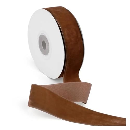 15 Yards 1/2,5 cm Samtbänder Farbe Einseitige Beflockung DIY Handgefertigte Schleife Hochzeit Partydekorationen for Verpackungsstoff(2.5cm 12) von GXMDSGZ