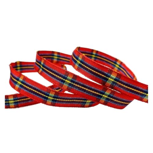 15 yards/Lot 10mm Plaid Band Weihnachten Dekor Band for Handgemachte Design Weihnachten Dekoration DIY Verpackung(Color5) von GXMDSGZ