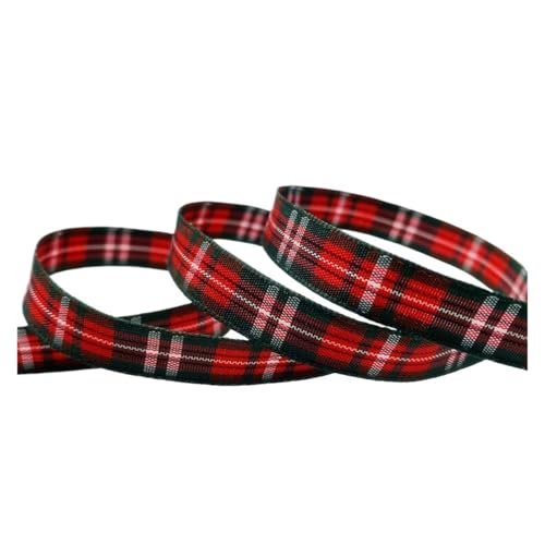 15 yards/Lot 10mm Plaid Band Weihnachten Dekor Band for Handgemachte Design Weihnachten Dekoration DIY Verpackung(Color9) von GXMDSGZ