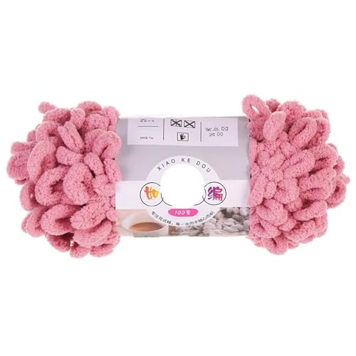 1pc 100g Dickes Garn for Stricken DIY Finger Loop Garn Handgestrickt Home Kissen Decke Circle Line Chenille Garn(Color-16) von GXMDSGZ