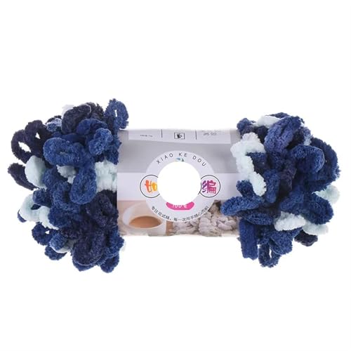 1pc 100g Dickes Garn for Stricken DIY Finger Loop Garn Handgestrickt Home Kissen Decke Circle Line Chenille Garn(Color-33) von GXMDSGZ