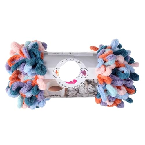 1pc 100g Dickes Garn for Stricken DIY Finger Loop Garn Handgestrickt Home Kissen Decke Circle Line Chenille Garn(Color-37) von GXMDSGZ
