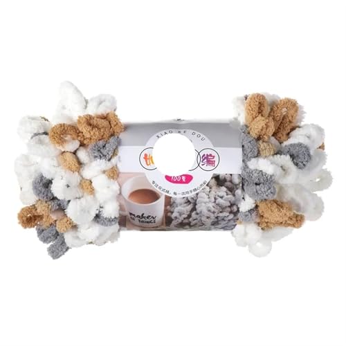 1pc 100g Dickes Garn for Stricken DIY Finger Loop Garn Handgestrickt Home Kissen Decke Circle Line Chenille Garn(Color-38) von GXMDSGZ