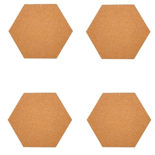 2/4/6 stücke Kleine Blatt Abnehmbare Kork Bord Wand Haftnotiz for Nachricht Pins Tisch(4pcs) von GXMDSGZ