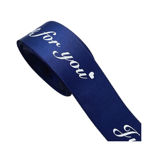 20 Yards 20 mm „Just For You“ bedrucktes Polyesterband mit Buchstabendruck for DIY-Verpackung, Hochzeit, Weihnachten, Schleifenbänder(Color3) von GXMDSGZ