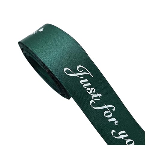 20 Yards 20 mm „Just For You“ bedrucktes Polyesterband mit Buchstabendruck for DIY-Verpackung, Hochzeit, Weihnachten, Schleifenbänder(Color8) von GXMDSGZ