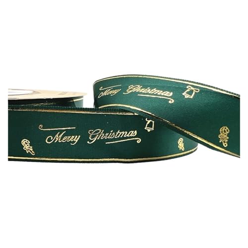 20 Yards 25 mm Weihnachtsband, bedrucktes Weihnachts-Polyesterband for handgefertigtes Design, Weihnachtsdekoration, DIY-Verpackung(Color24) von GXMDSGZ