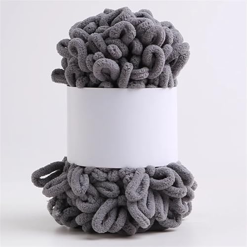4 STK/100 g Finger-Strickgarn, bauschiges, dickes Garn, for Schal, Decke, Pullover, DIY-Mütze, handgefertigt, kariert, einfaches Stricken, Plüschgarn(01-4PCS) von GXMDSGZ