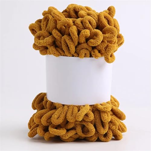 4 STK/100 g Finger-Strickgarn, bauschiges, dickes Garn, for Schal, Decke, Pullover, DIY-Mütze, handgefertigt, kariert, einfaches Stricken, Plüschgarn(03-4PCS) von GXMDSGZ