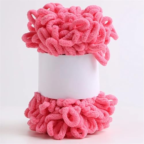 4 STK/100 g Finger-Strickgarn, bauschiges, dickes Garn, for Schal, Decke, Pullover, DIY-Mütze, handgefertigt, kariert, einfaches Stricken, Plüschgarn(24-4PCS) von GXMDSGZ