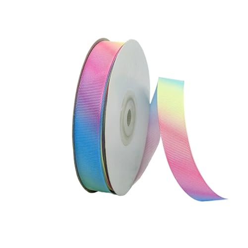 50 Yards Regenbogen-Ripsbänder 10/15/20/25/40/50 mm for Hochzeit, Geburtstag, Party, Dekorieren, handgefertigte DIY-Verpackungswerkzeuge(15MM-Wide) von GXMDSGZ