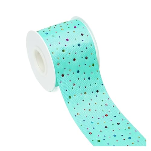 75 mm 5 Yards Rainbow Stick Drill Ripsband Strassbänder Hochzeitszubehör DIY Material Verpackungszubehör(Color2) von GXMDSGZ