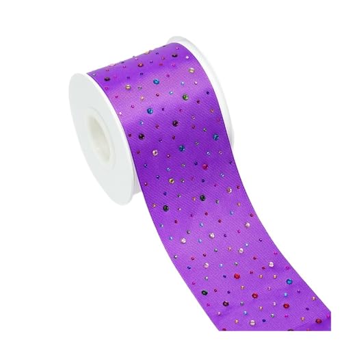 75 mm 5 Yards Rainbow Stick Drill Ripsband Strassbänder Hochzeitszubehör DIY Material Verpackungszubehör(Color9) von GXMDSGZ