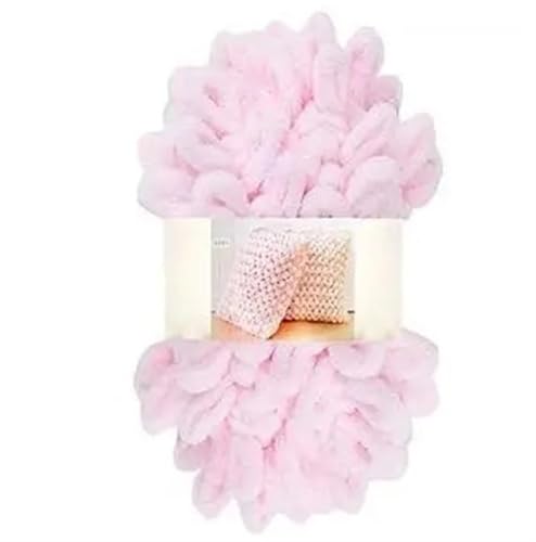 Fingerschlaufenfaden, Donut-Ohrgarn, DIY, handgefertigtes Dekokissen, dick gestrickter Schal, Decke, grobes Garn, Garnmasse(6604 Princess Powder) von GXMDSGZ
