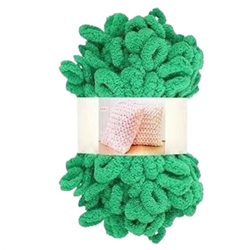 Fingerschlaufenfaden, Donut-Ohrgarn, DIY, handgefertigtes Dekokissen, dick gestrickter Schal, Decke, grobes Garn, Garnmasse(6618 guolv) von GXMDSGZ