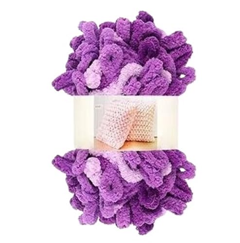 Fingerschlaufenfaden, Donut-Ohrgarn, DIY, handgefertigtes Dekokissen, dick gestrickter Schal, Decke, grobes Garn, Garnmasse(6624 shallow gem) von GXMDSGZ