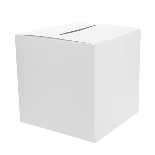 GXMDSGZ Hochzeit Kartenbox 1 Set weiße Kartenboxen mit Design „Wahlspiel“, spezielle Hochzeitskartenbox, Aufbewahrungsboxen for Geburtstagsfeiern und Abschlussfeiern GXMDSGZ Hochzeit Kartenbox 1 Set weiße Kartenboxen mit Design „Wahlspiel“, spezielle Hochzeitskartenbox, Aufbewahrungsboxen for Geburtstagsfeiern und Abschlussfeiern von GXMDSGZ